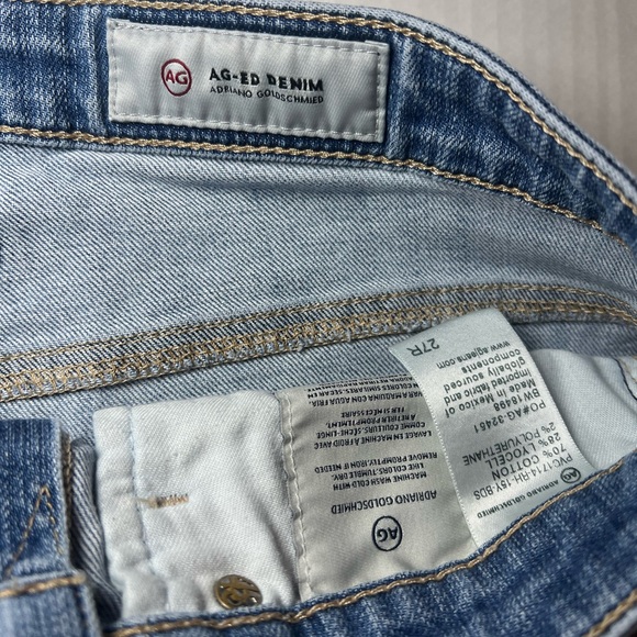 Adriano Goldschmied Jean Shorts Womens 27R The Hailey Cutoff Light Wash - Picture 5 of 13